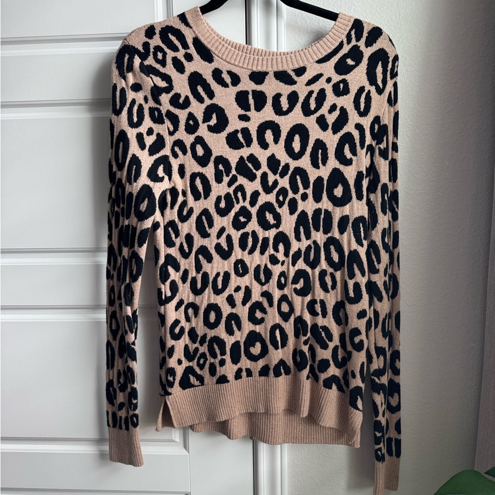 Never been worn leopard sweater from Target